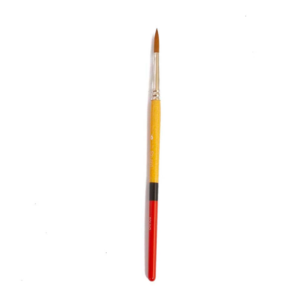 Princeton, Brush, Art & School, Snap, Golden Taklon, Round, 6, 402376